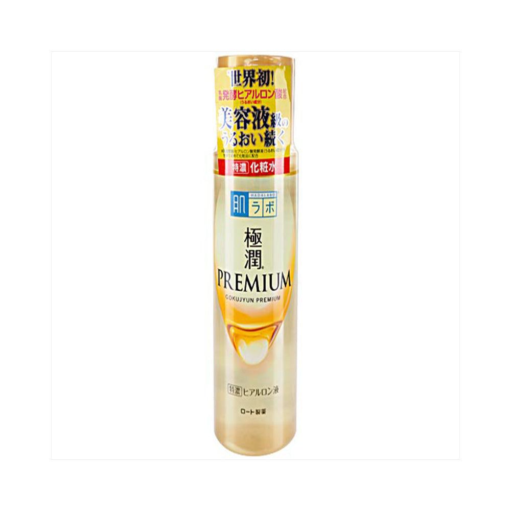 Hada Labo Gokujyun Premium Hydrating Lotion gold bottle product image