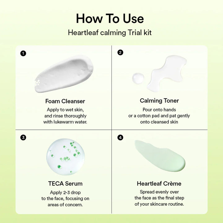 Abib Heartleaf Calming Trial Kit (4 items)