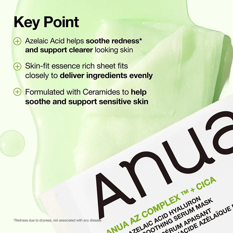 ANUA Azelaic Acid Hyaluron Redness Soothing Serum Mask – image 5