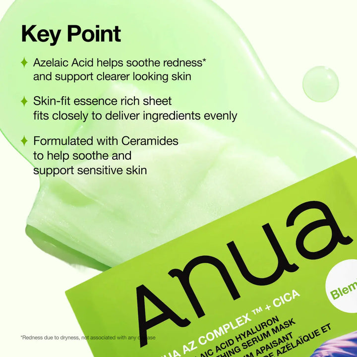Anua Kpop Demon Hunters Azelaic Acid Hyaluron Redness Soothing Serum Mask