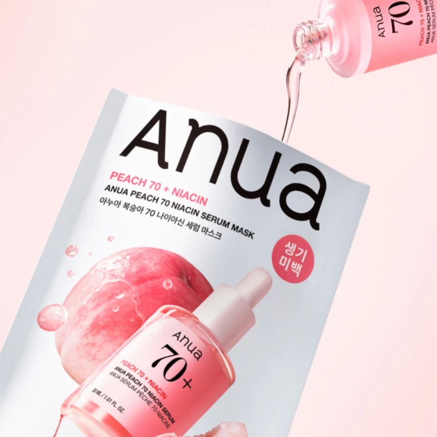 ANUA Peach Niacin Serum Mask