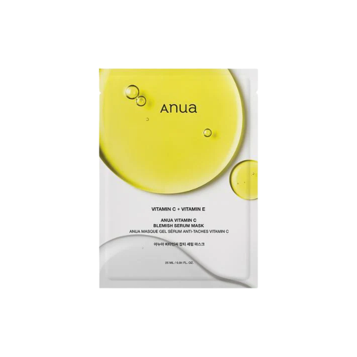 Anua vitamin C + vitamin E blemish serum mask
