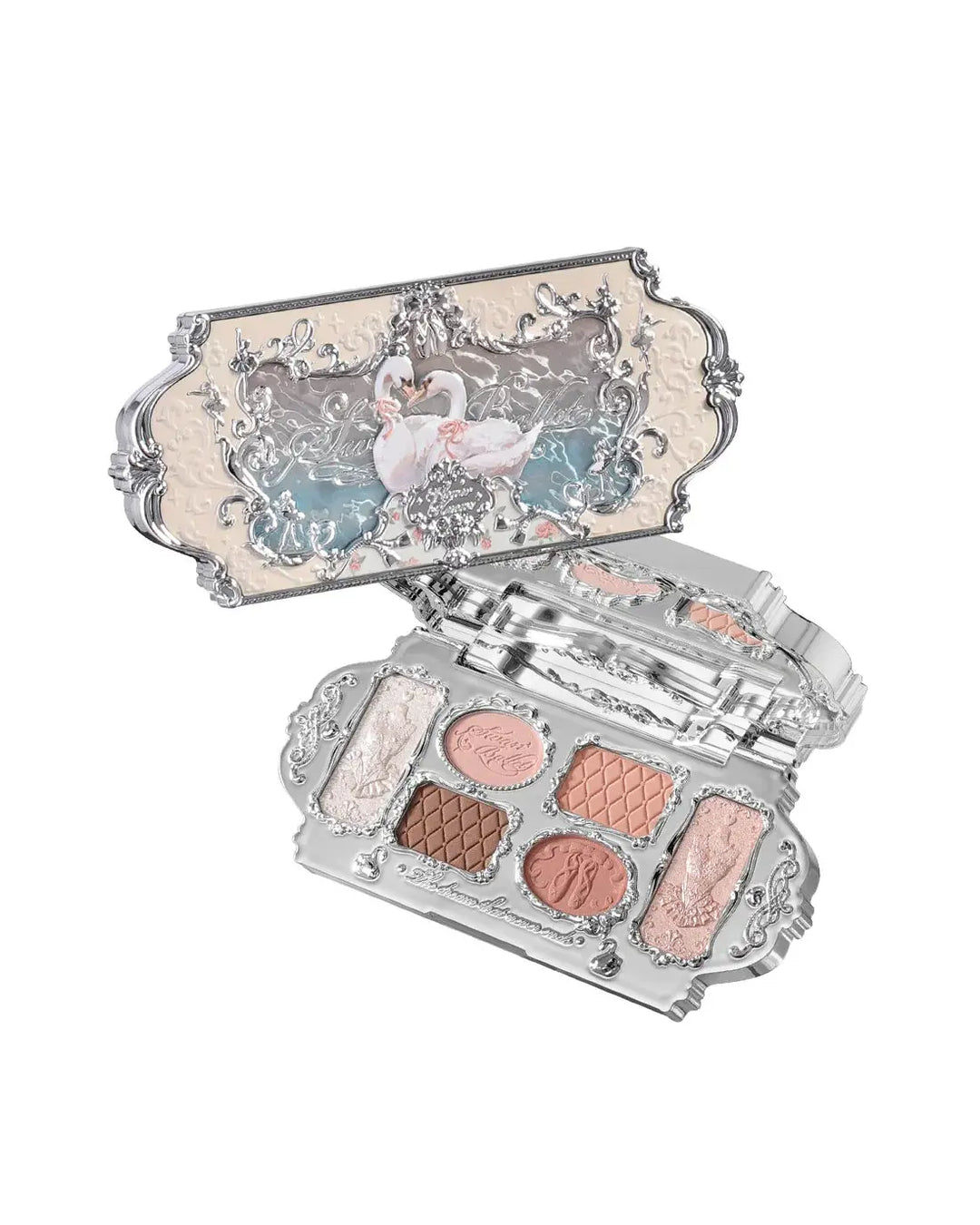 Flower Knows Swan Ballet Six-Color Eyeshadow Palette Seouléa