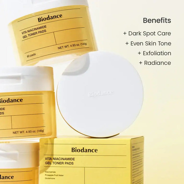 Biodance Vita Niacinamide Gel Toner Pads BIODANCE