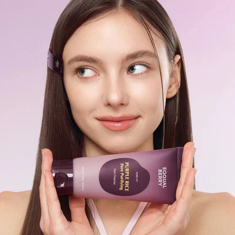 EQQUALBERRY Purple Rice Pore Pack Cleanser