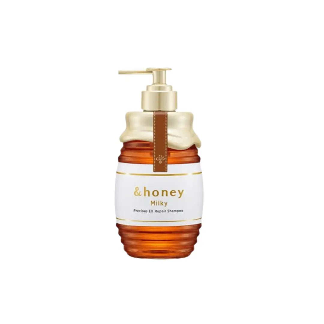 &honey Milky Precious EX Repair Shampoo – Apple Sweet Honey Scent (440ml) &Honey