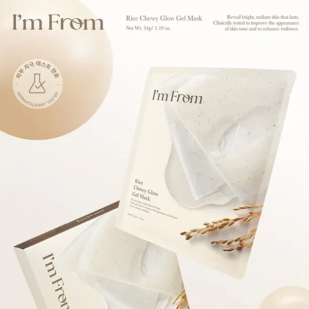 I'M FROM Rice Chewy Glow Gel Mask