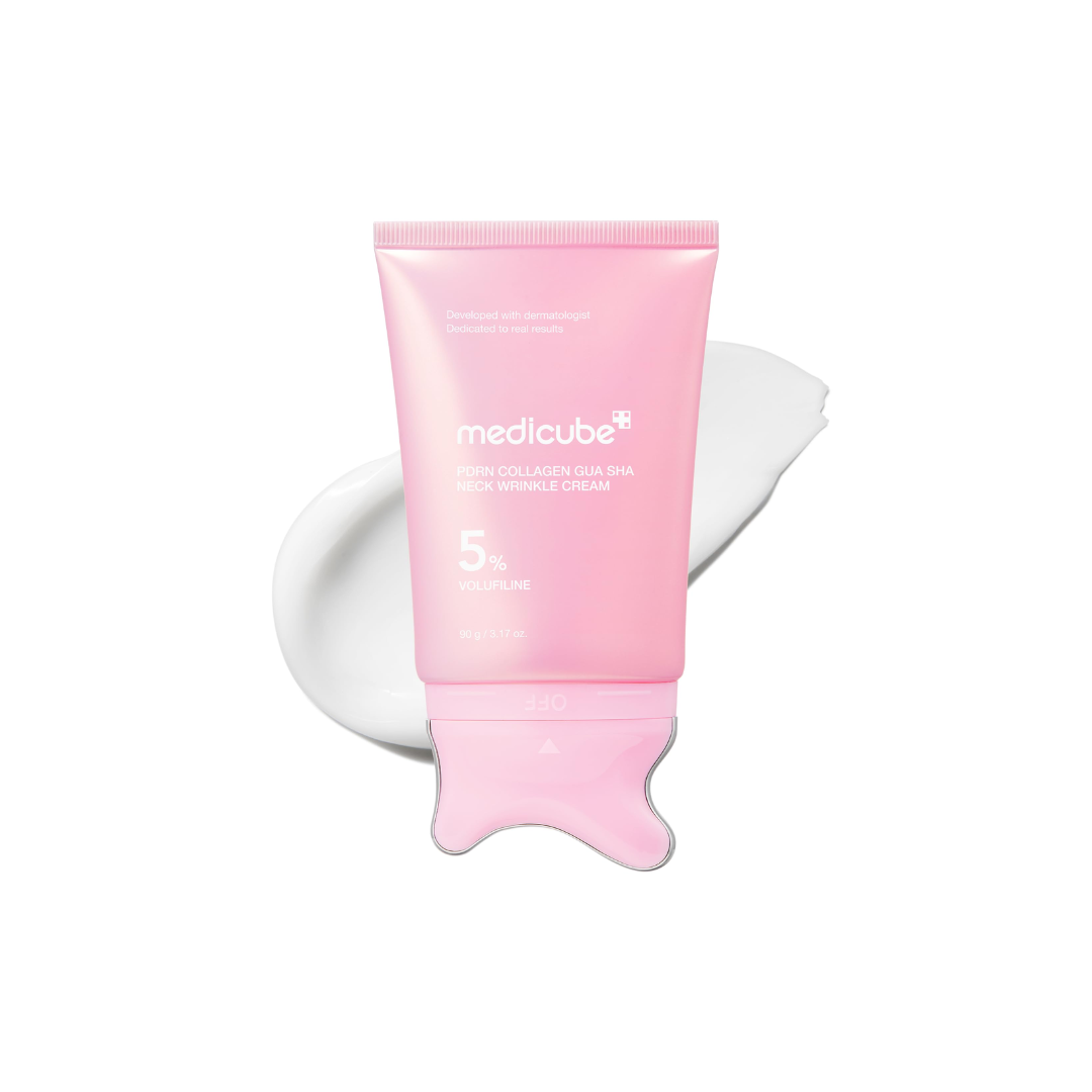 medicube PDRN Collagen Gua Sha Neck Wrinkle Cream
