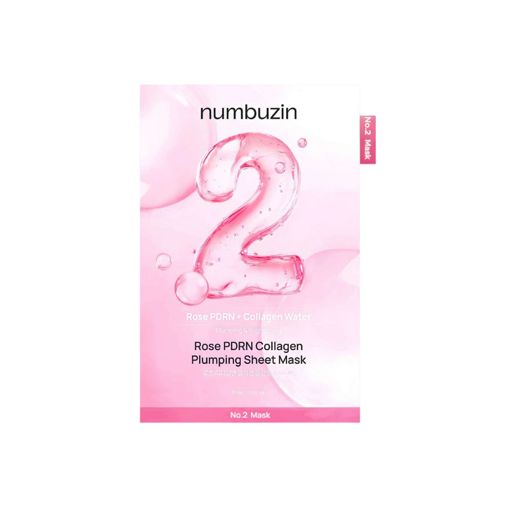 Numbuzin No.2 Rose PDRN Collagen Plumping Sheet Mask