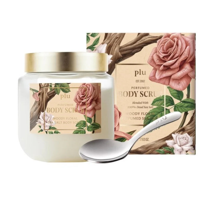 PLU Perfumed Sea Salt Body Scrub Woody Floral