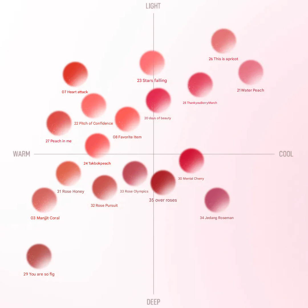 Peripera Ink Airy Velvet Peach Series 021