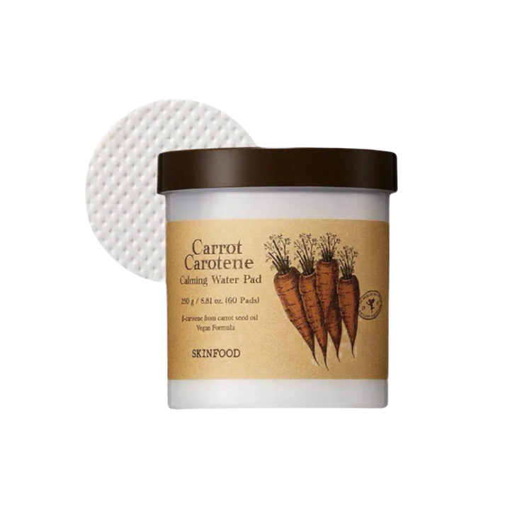 Skinfood Carrot Carotene Calming Water Pad  [60 Sheets]