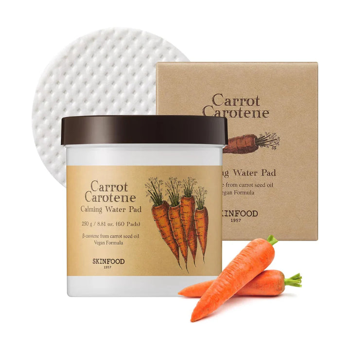 Skinfood Carrot Carotene Calming Water Pad  [60 Sheets]
