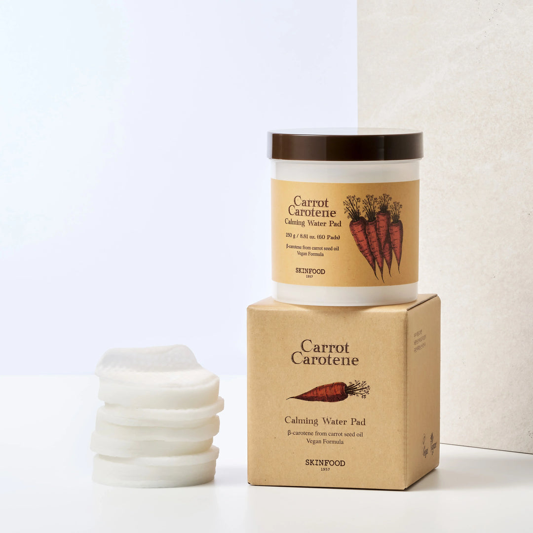 Skinfood Carrot Carotene Calming Water Pad  [60 Sheets]