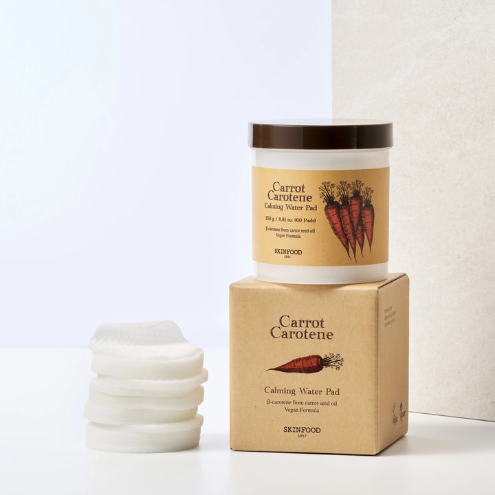Skinfood Carrot Carotene Calming Water Pad  [60 Sheets]