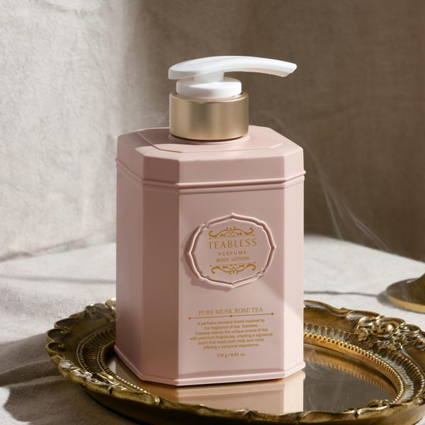 TEABLESS Perfume Body Lotion Pure Musk Rose Tea – image 5