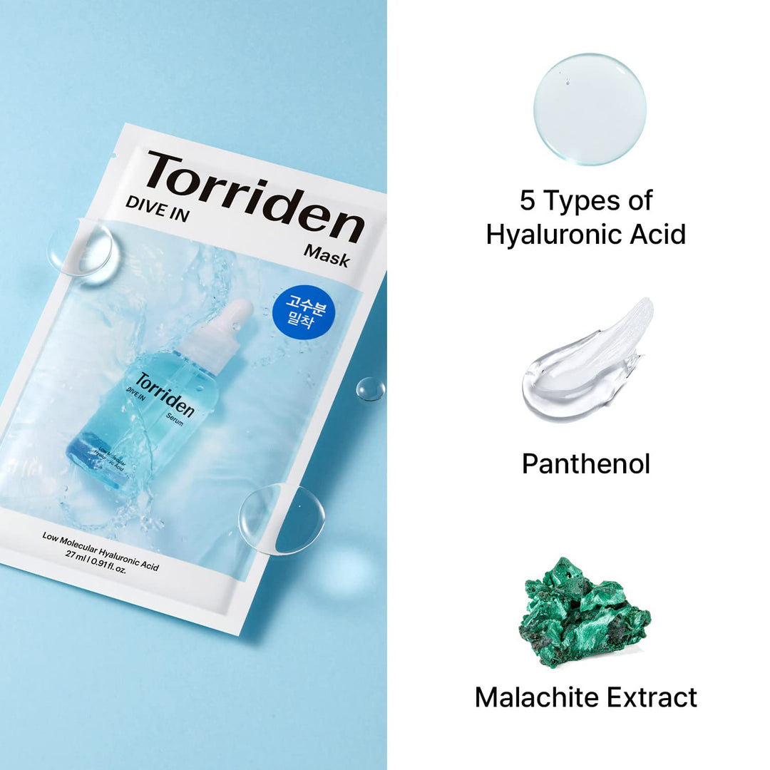 Torriden DIVE-IN Low Molecule Hyaluronic Acid Mask