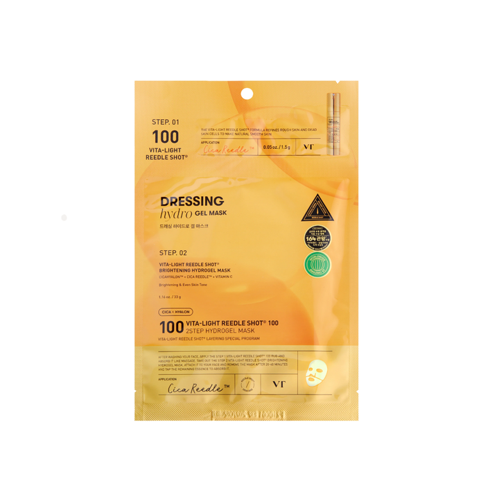 VT Cosmetics Vita-light Reedle Shot 100 2 Step Hydrogel Mask