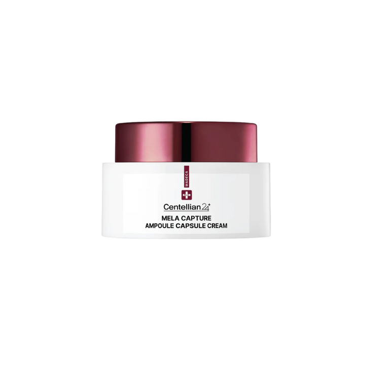CENTELLIAN24 Madeca Mela Capture Ampoule Capsule Cream 55ml jar on white background