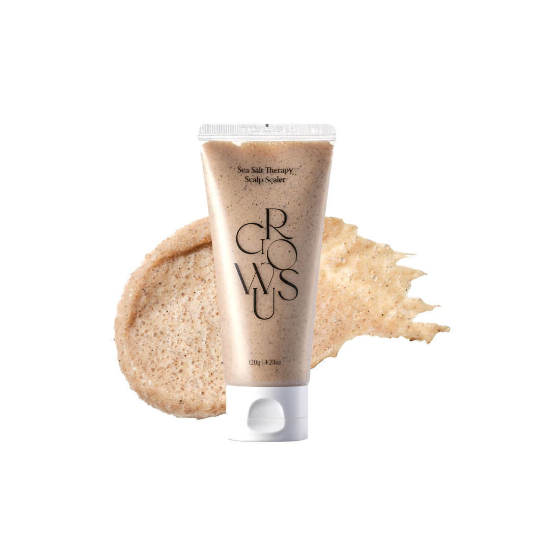 GROWUS Sea Salt Therapy Scalp Scaler - tube with scrub texture